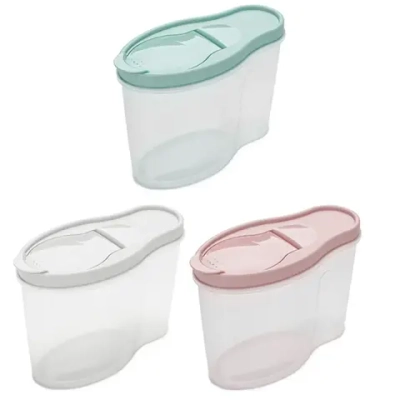 Контейнер пластиковый пищевой «Альто» 1,4л для сыпучих продуктов в ассортименте С282