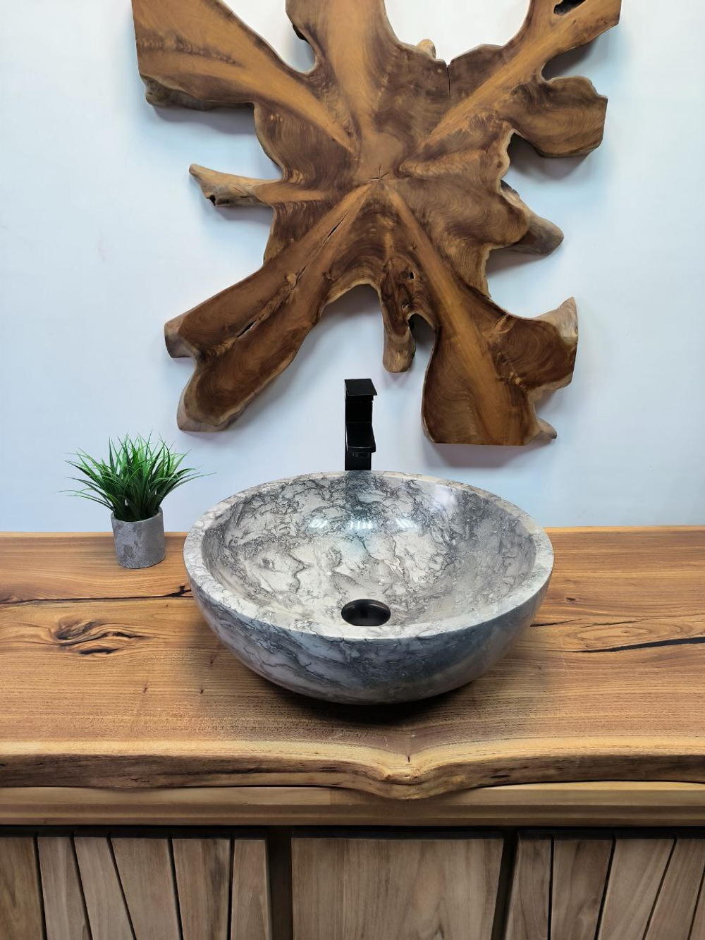 Раковина из мрамора Bowl Doreng BM-65708 45*45*15 из натурального камня