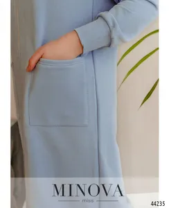 Платье 2152-голубой Minova