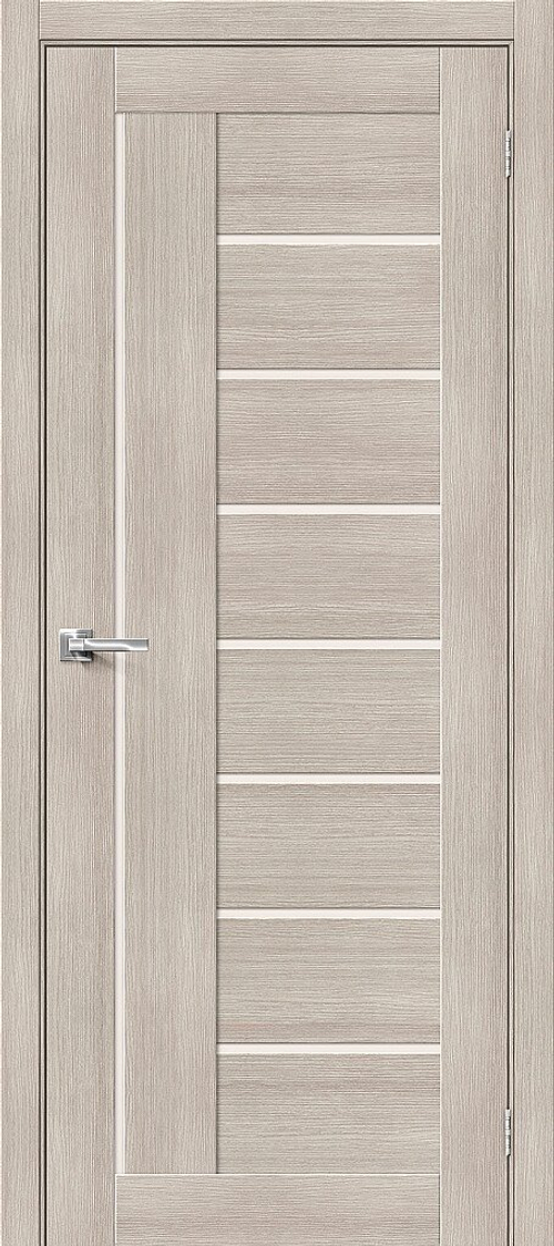 Дверь Браво-29 / Цвет Cappuccino Melinga / Стекло Magic Fog / Двери Браво