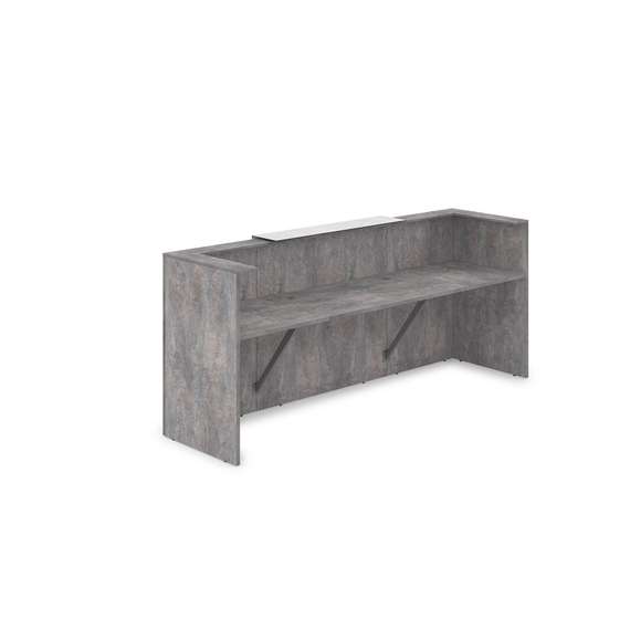 1КР-КЛ.201 Комплект Ресепшн с фартуком HPL (2654*749*1149) (без подсветки)