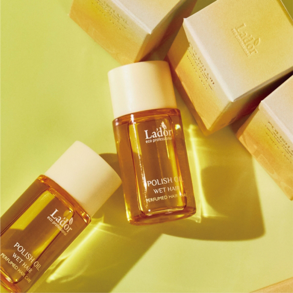 Парфюмированное масло для гладкости волос с абрикосом Lador Polish Oil Apricot