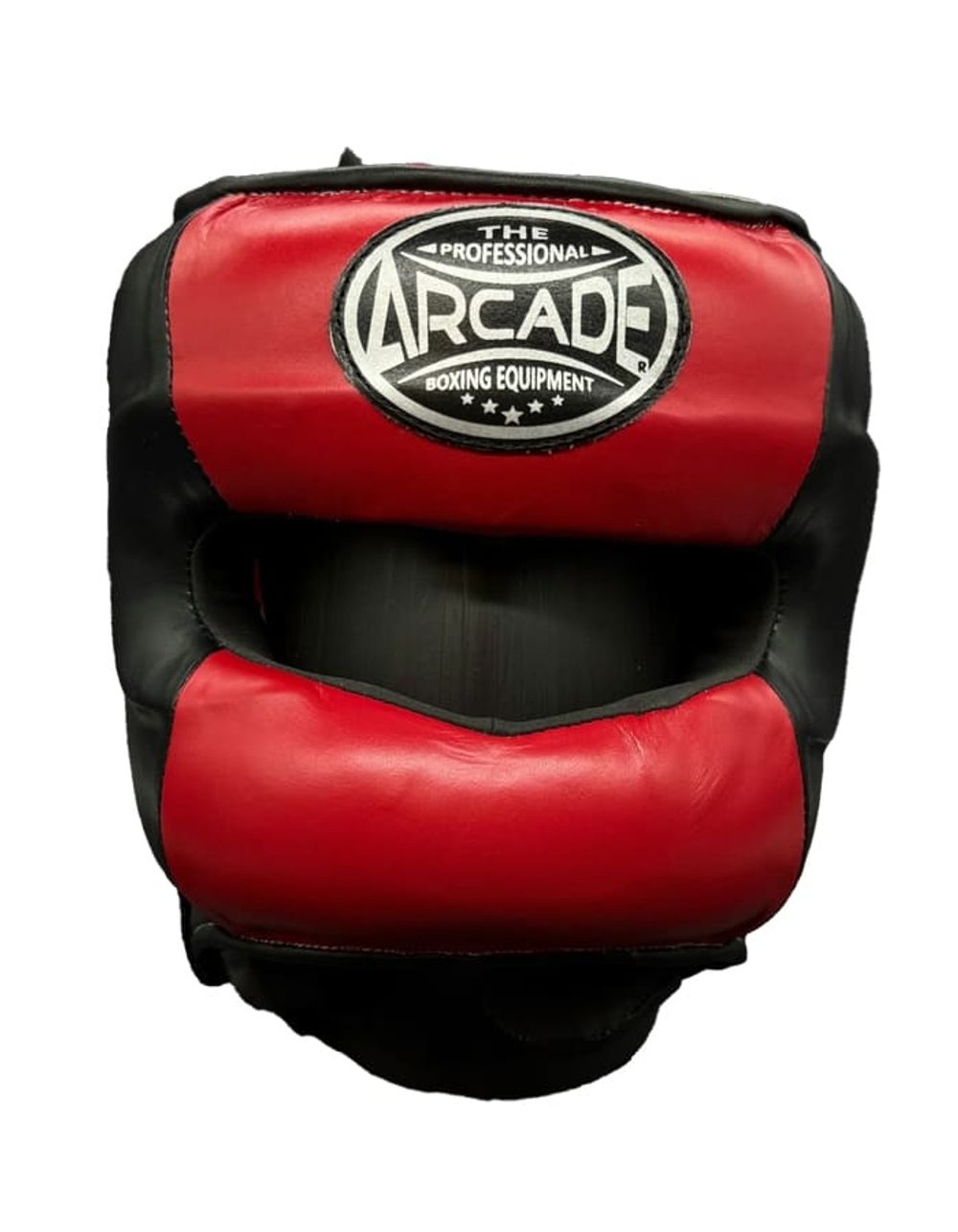 Шлем для бокса Arcade с бамперной защитой черно-красный