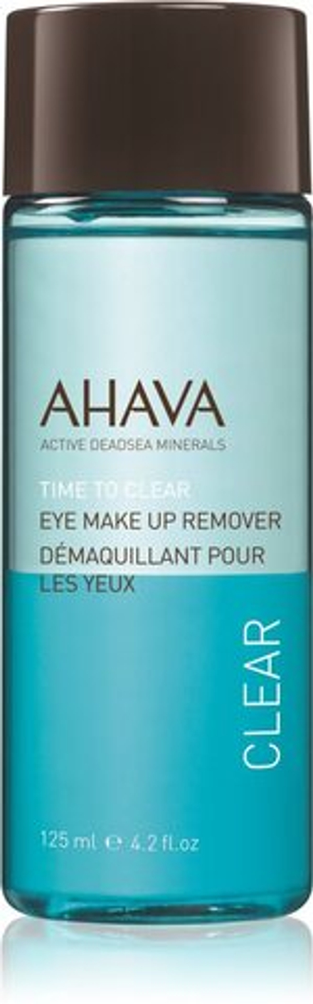 AHAVA Time To Clear - водостойкое средство для снятия макияжа с чувствительных глаз /   125  ml  / GTIN 697045151301