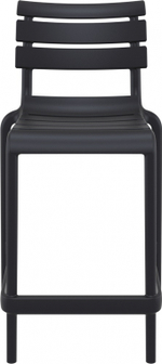 Стул пластиковый полубарный Siesta Contract Helen Bar 65, черный