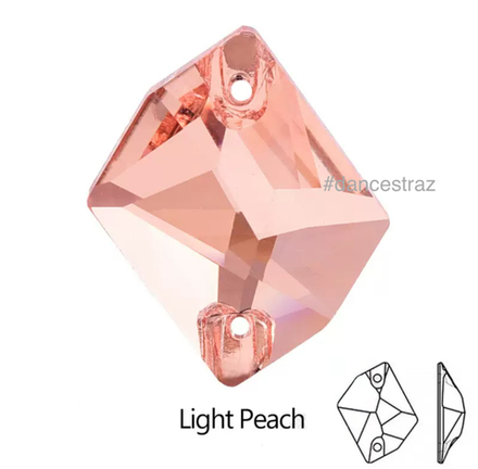 Стразы пришивные, Cosmic, Light Peach, 362, 16*20mm, (45 ea/pkg), 5A+, (F2)