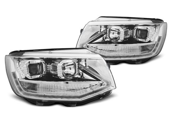 Передние фары CHROME LED TRU DRL для Volkswagen T6