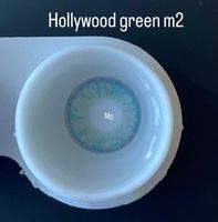 Бирюзово зеленые  линзы c окантовкой на 12 мес. Marquise Hollywood green  m2