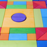 Деревянный конструктор "Дополнительный", поддон, 46 деталей