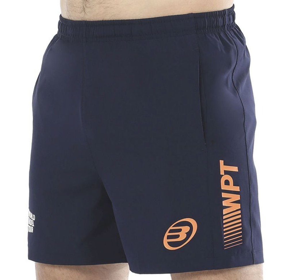 Мужские шорты теннисные Bullpadel Vetas Shorts Man - oceano profundo/naranja fluor