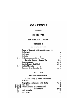 Italy and Her Invaders. 600-744. Volume VI. Book VII. The Lombard Kingdom | Thomas Hodgkin