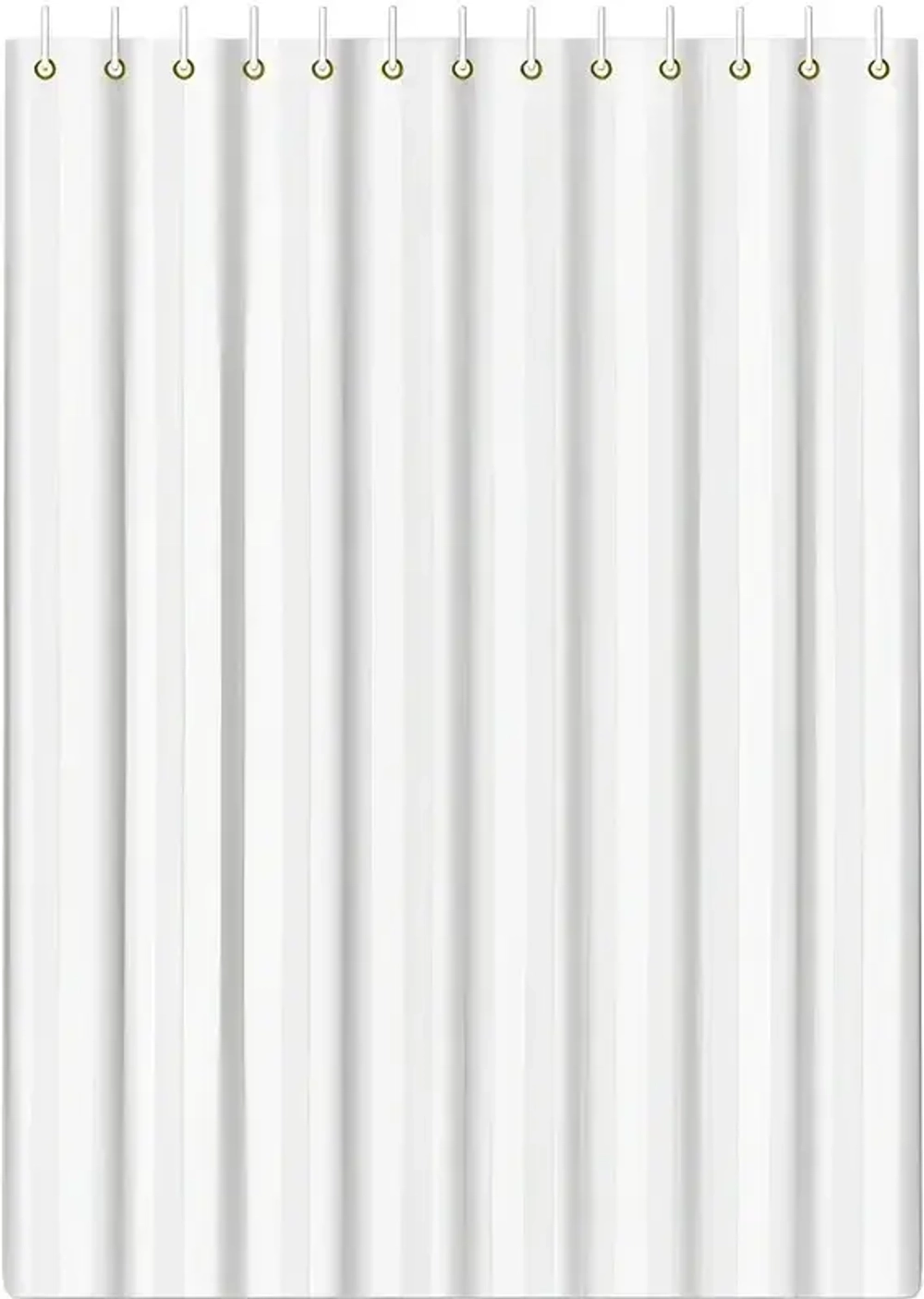 Штора для ванной 180*180"Листопад» цв.белый