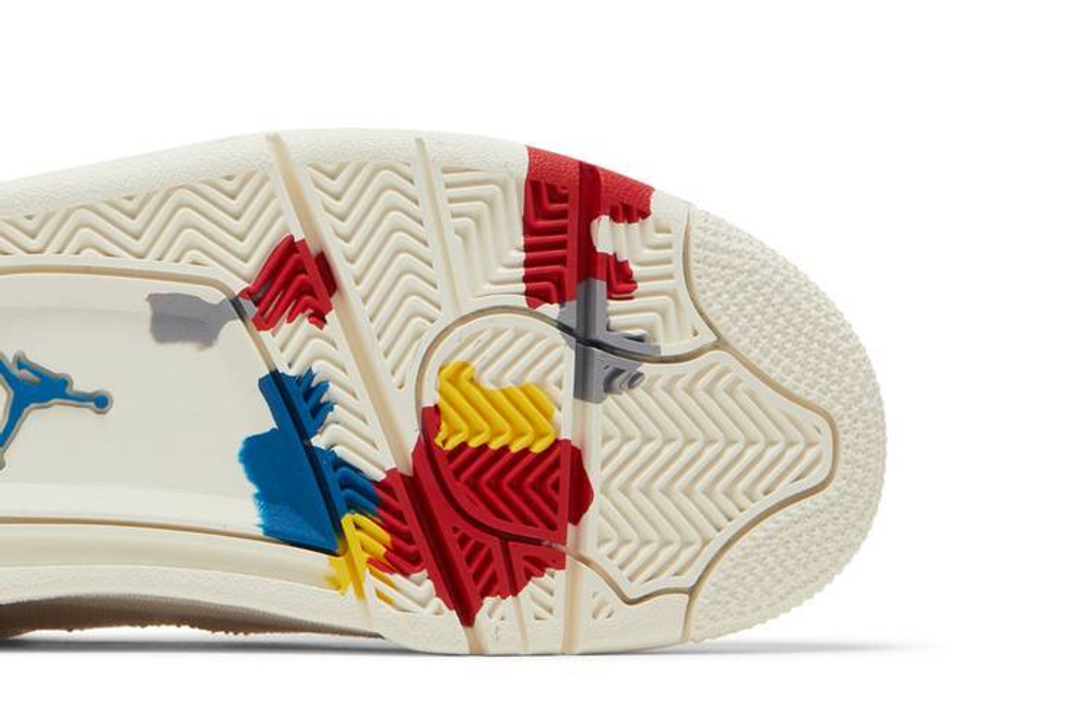Кроссовки Jordan Air Jordan 4 Retro "Sail" Levi'S (Женская размерная сетка)