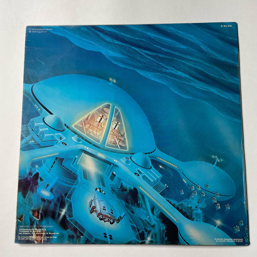 Винтажная виниловая пластинка LP Space Just Blue (Испания 1979)
