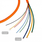 Провод кабель на мотор колесо S сечения 3x4мм2 + 5x0.3мм2 длина 100см общий D 10.5мм