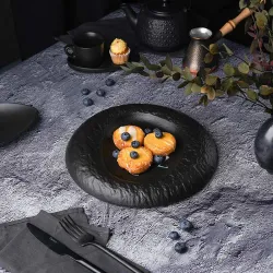 Блюдо круглое d 26,5 см h3,3 см Black Raw Stellar P.L. Proff Cuisine [1]