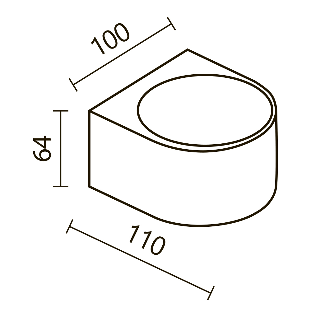 Архитектурная подсветка Outdoor O435WL-L5GF3K