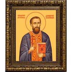 Димитрий Благовещенский Священномученик. Икона на холсте.