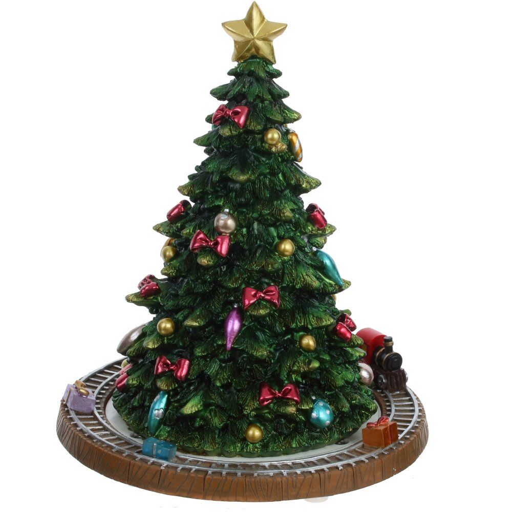 GAEM Фигурка декоративная "Ёлочка" (движение, музыка), L14,5 W14,5 H18 см