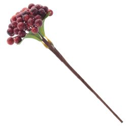 GAEM Ветка искусственная "Ягода", L12 W10 H27 см, 3в.