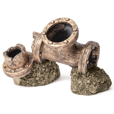 Грот "Труба сломанная", 105*65*73мм, серия "Стимпанк", Laguna AQUA