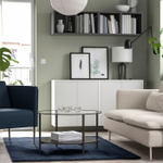 Ковер IKEA STOENSE (СТОЕНС), Темно-синий, 133х195 см