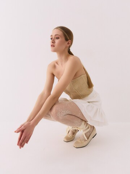 Юбка в стиле бохо, цвет белый