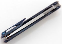 Нож Широгоров Флиппер 95 Elmax Т узор сатин КАСТОМфотография - 8