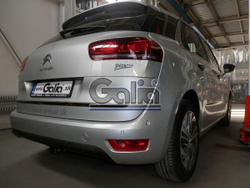 Фаркоп оцинкованный Galia C068C для Citroen C4 Picasso, C4 Grand Picasso 2013-, Peugeot 308 хетчбек, универсал 2013-(паспорт и сертификат в комплекте)(без электрики)