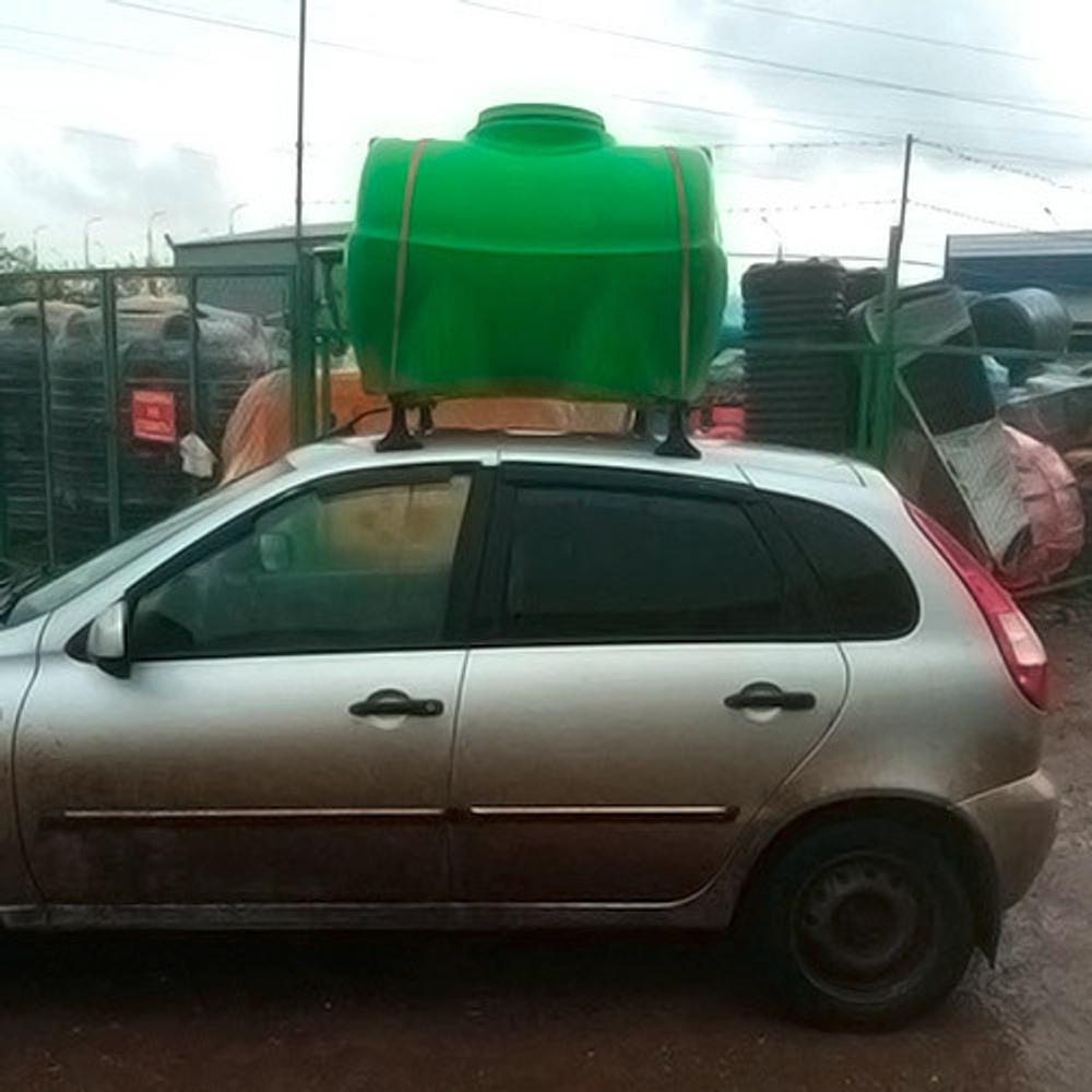 Емкость Пласт Инжиниринг цилиндрическая 100 л. горизонтальный (655x500x557см;зеленый) - арт.560103