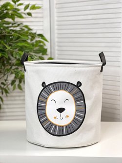 Корзина для белья текстильная (Ёжик)