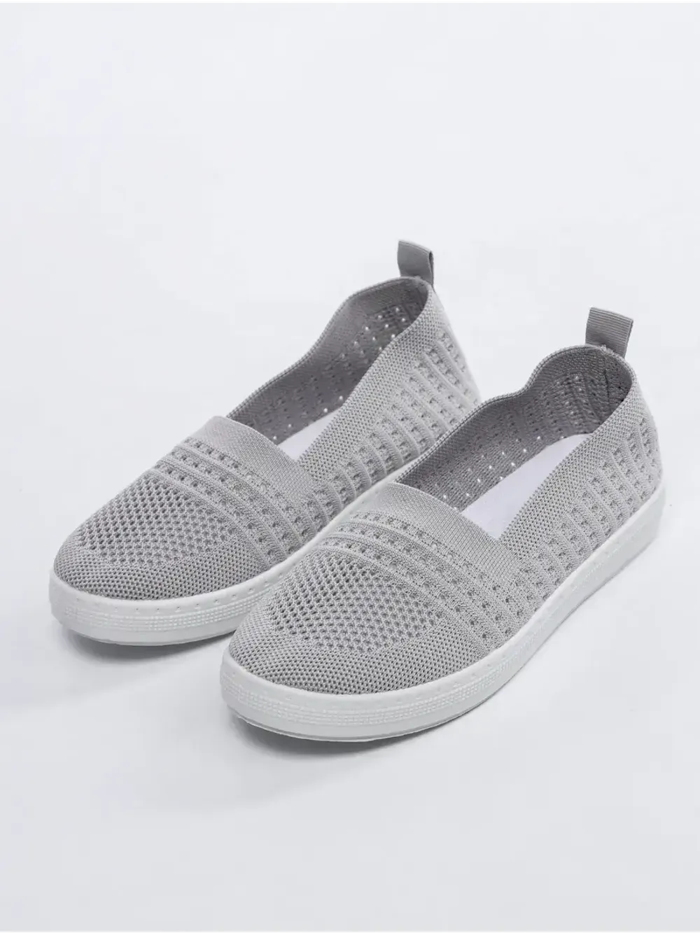 Мокасины летние текстильные