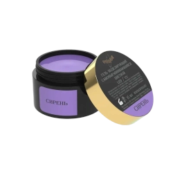 Гель моделирующий самовыравнивающий цветной Сирень 15мл ОПЦИЯ