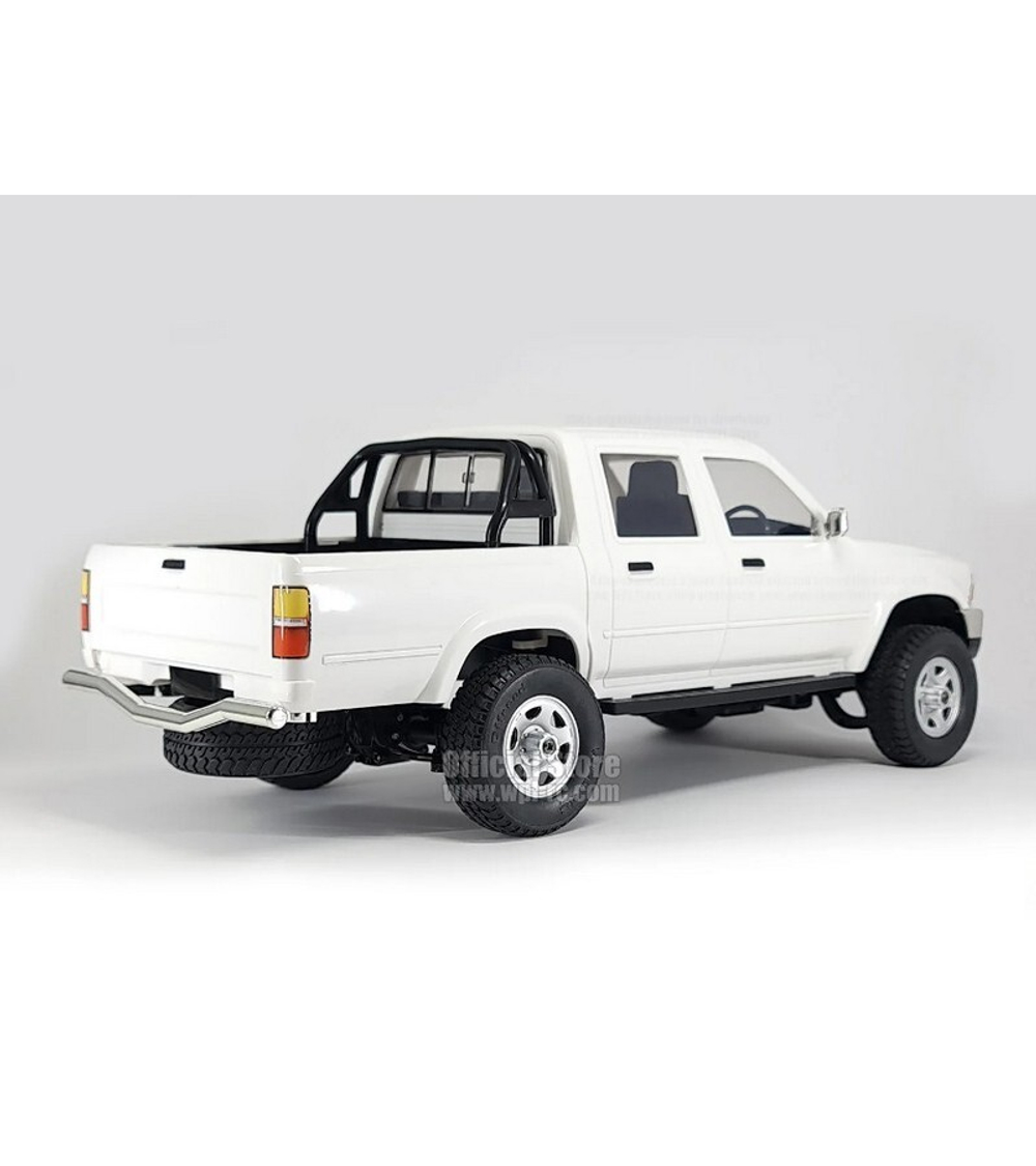 Радиоуправляемая машина WPL пикап Hilux Crew Cab (белая) 4WD 2.4G 1/16 RTR