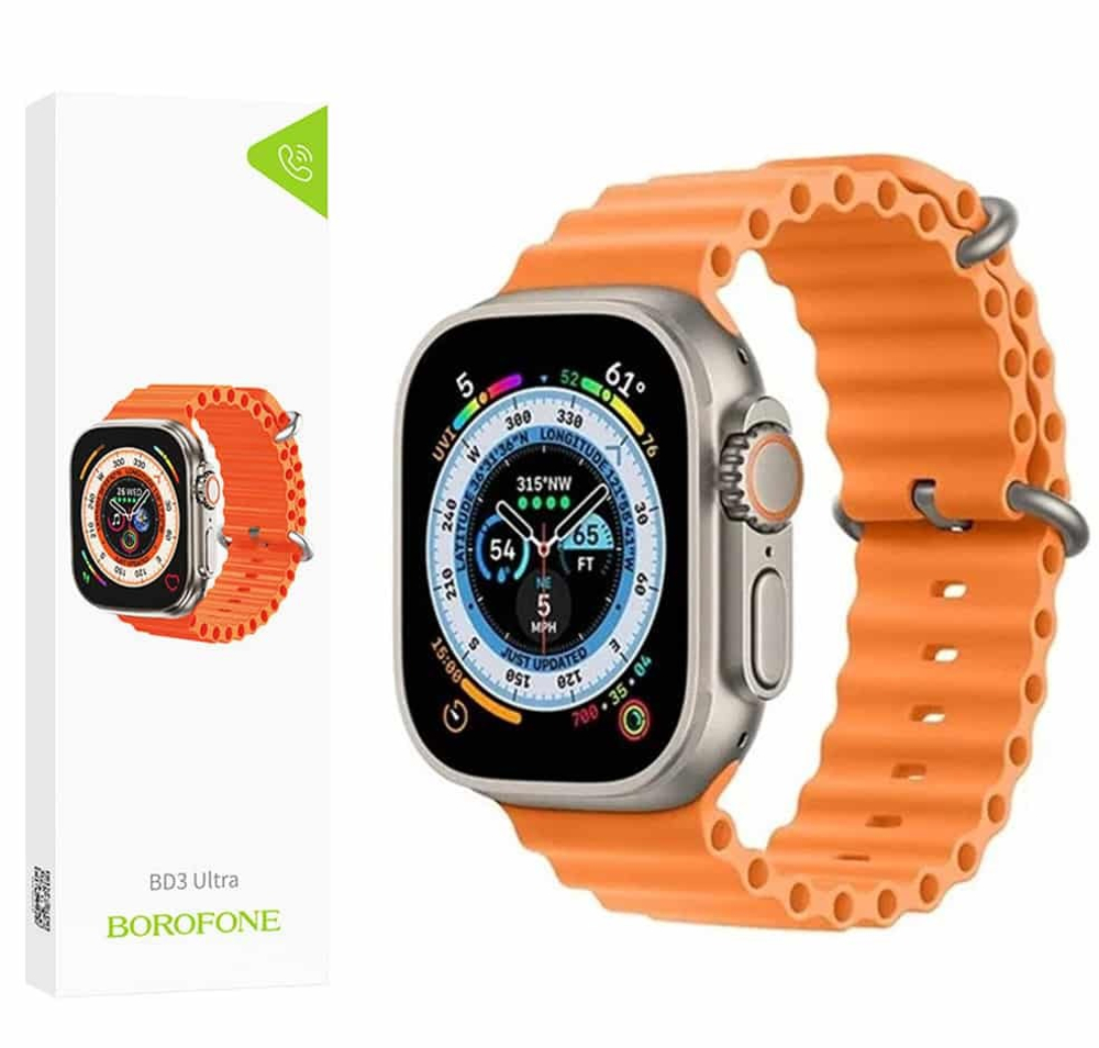 Смарт-часы BOROFONE BD3 ULTRA 49mm (золото) Call Wersion