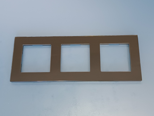 Bseed M3 Рамка трехпостовая стекло, цвет черный.