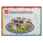 Развивающая игрушка Деревянная дорога 45 элементов, коробка C-41880