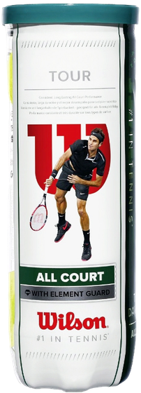 Теннисные мячи Wilson Tour All Court (3 мяча в банке), арт. WRT106300