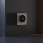 Терморегулятор электронный VOLTUM S70 с индикацией и датчиком, для теплого пола, (капучино)