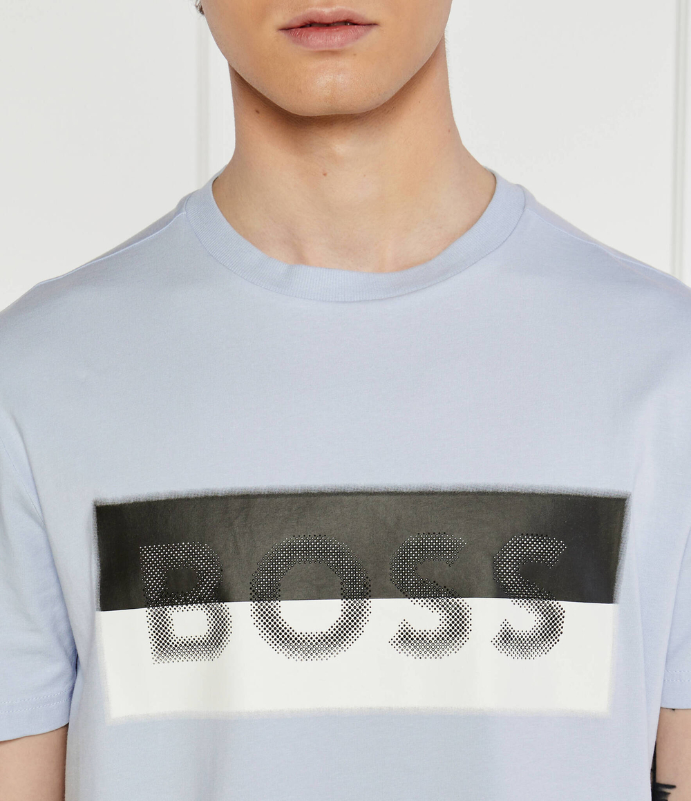 Футболка BOSS GREEN - голубой(50512998)