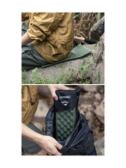 Коврик-сидушка туристический Naturehike 40,5х30,5х1,5 см. IXPE, бежевый