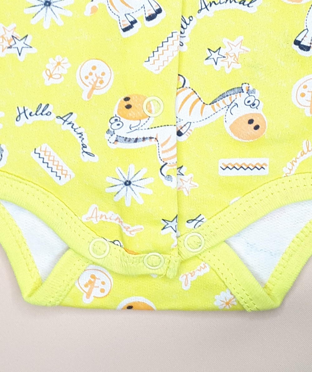 Боди Зебра (жёлтый)