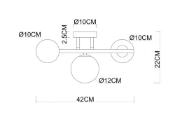 Настенно-потолочный светильник Arte Lamp GEMINI