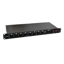 SHOWLIGHT DD-8U - рековый сплиттер/разветвитель DMX сигнала на 8 каналов, встроенный терминатор, шт
