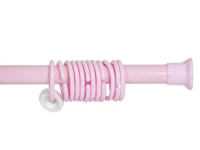 Карниз для ванной 220см розовый