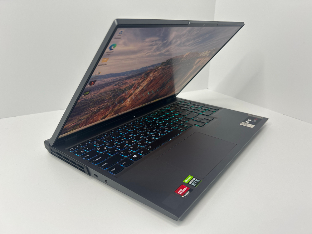 Ноутбук Lenovo Legion 5 Pro 16ACH6H (82JQ00HARU) 16"/AMD Ryzen 7 5800H/RAM 32GB/SSD 1024GB/GeForce RTX 3060 6GB/2560*1600/IPS 165Hz/Windows 11/Подсветка кл-ры: LED/черный. Состояние: B1