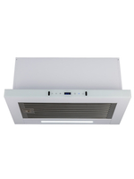 Вытяжка кухонная MACBI Perfa-60G-baf (WHITE) белый, D150мм, 1200м3/ч, полновстраиваемая, мотор 230Ватт, стекло 60см, сенсорное управление + управление жестами