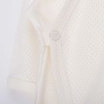 Слип на кнопках "Молоко" из ажурного хлопка 0+