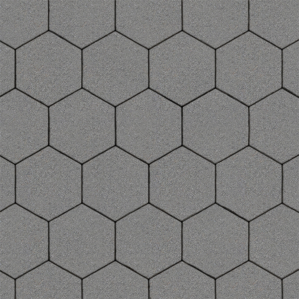 Тротуарная плитка СОТЫ - Стандарт Серый