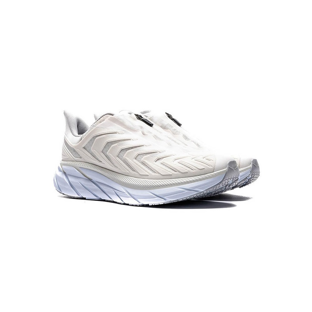 Кроссовки мужские HOKA U PROJECT CLIFTON Blanc De Blanc / Lunar Rock